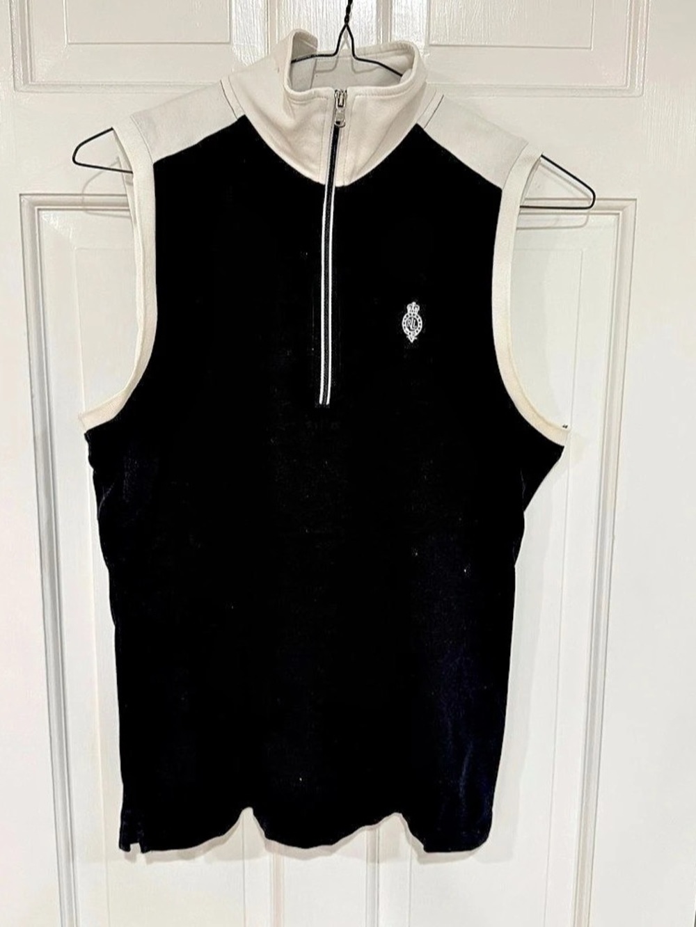 Lauren Ralph Lauren Active sleeveless quarter-zip top Color Block medium